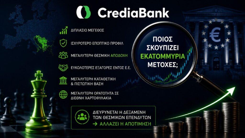 CrediaBank: Στα ίχνη του μεγάλου αγοραστή: Ποιος σκουπίζει εκατομμύρια κομμάτια;